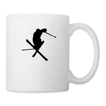 Ski - Freestyle - Tasse - Weiß - Rechts