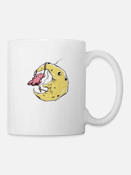 Moon - Tasse - Weiß