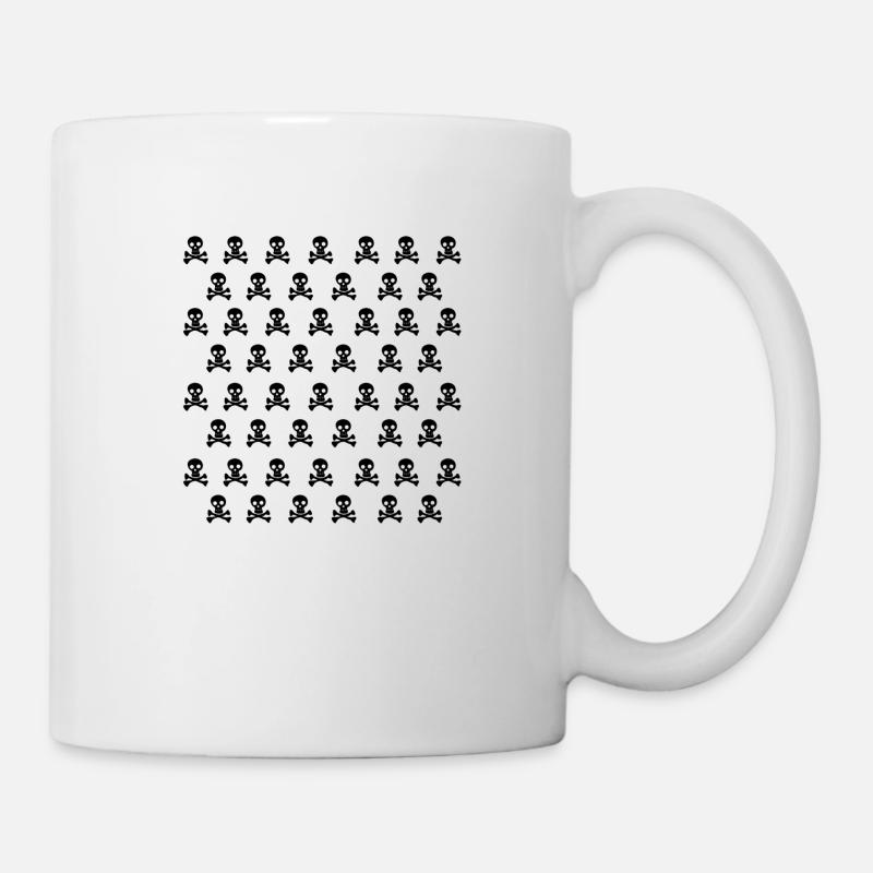 Emo Skull - Mug blanc - blanc
