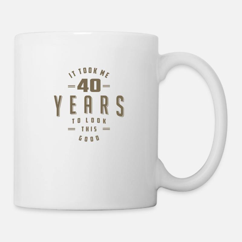 Funny 40th Birthday Tees - Mug - white