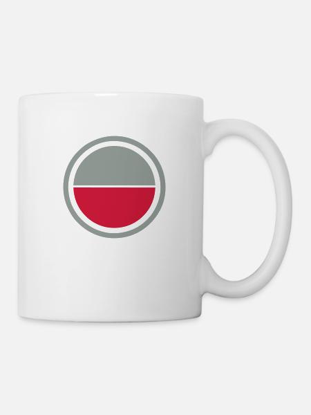 Polen Emblem - Tasse - Weiß