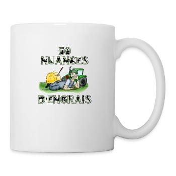 50 Nuances d'engrais - Jeux de mots Francois Ville - Mug blanc - blanc - Droite