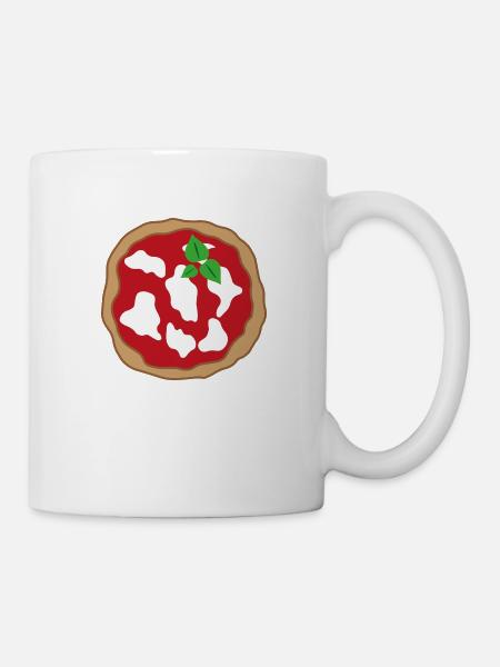 Pizza - Tasse - Weiß