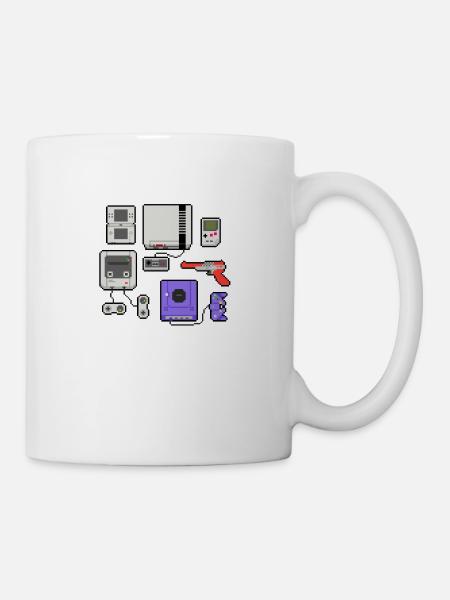 Pixel art console - Mug - white