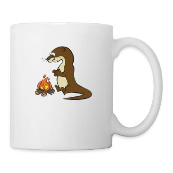 Song of the Paddle; Quentin campfire - Mug - white - Right