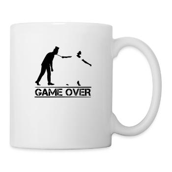 JGA game over Bachelor farewell wedding party - Mug - white - Right