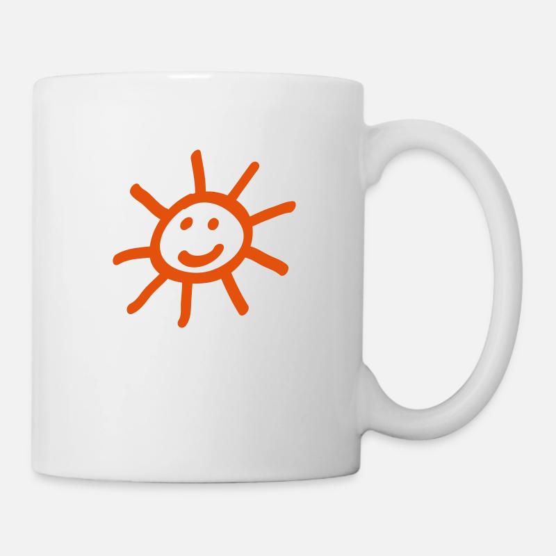 Sonne - Tasse - Weiß