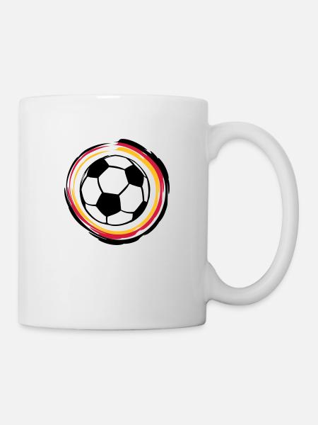 Fussball (Deutschland) - Tasse - Weiß