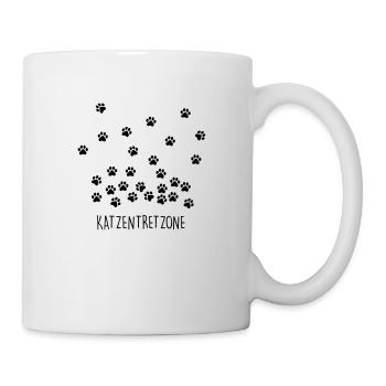 Katzen Tretzone - Tasse - Weiß - Rechts