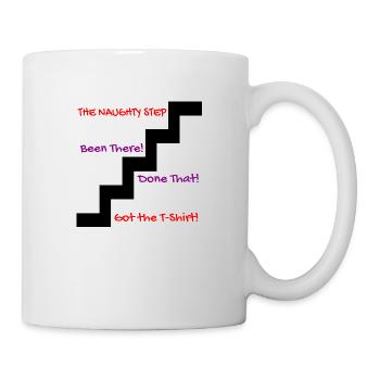 naughty step - Mug - white - Right