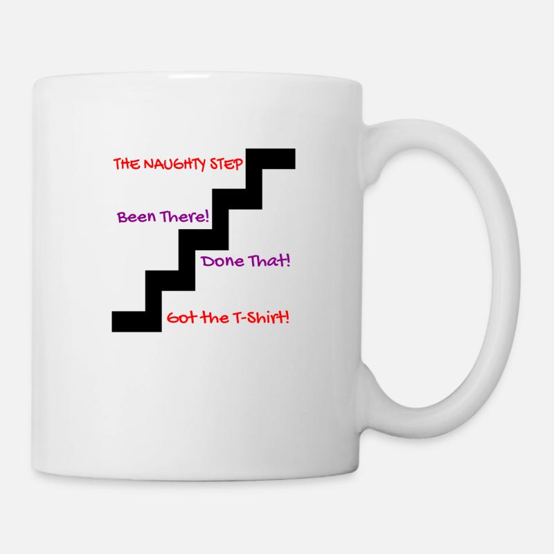 naughty step - Mug - white