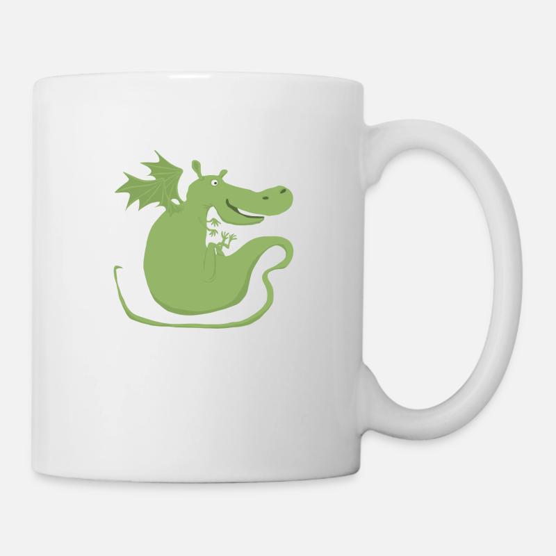 Drache - Tasse - Weiß