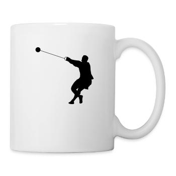 Hammerwerfer - Tasse - Weiß - Rechts