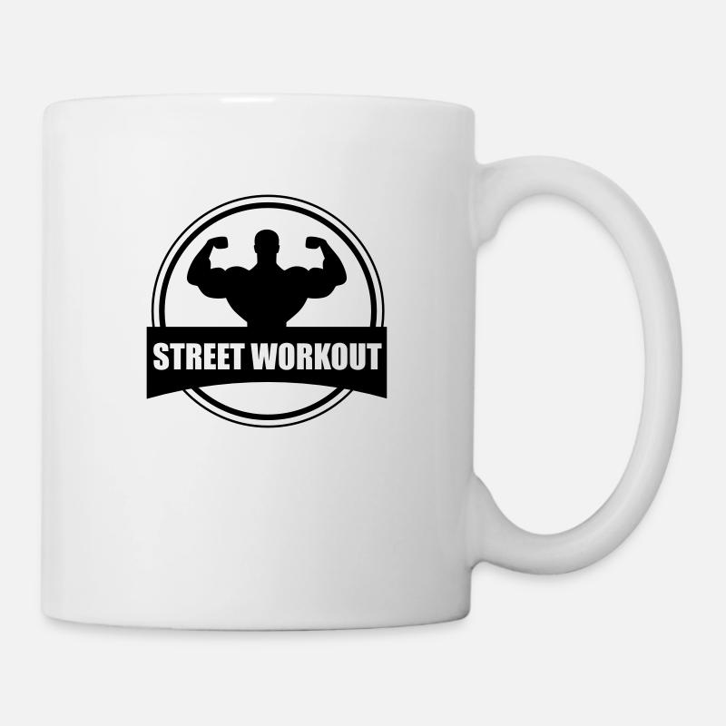 STREET WORKOUT - Mug blanc - blanc