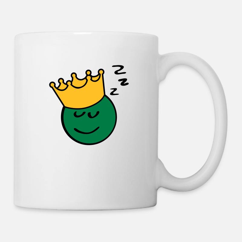 Pois roi sommeil - Mug blanc - blanc