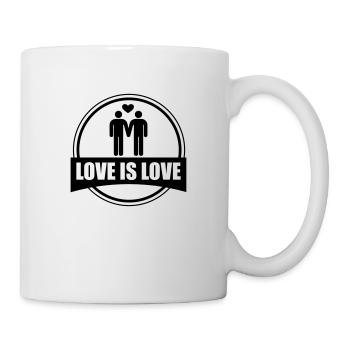 LOVE IS LOVE GAY - Mug - white - Right