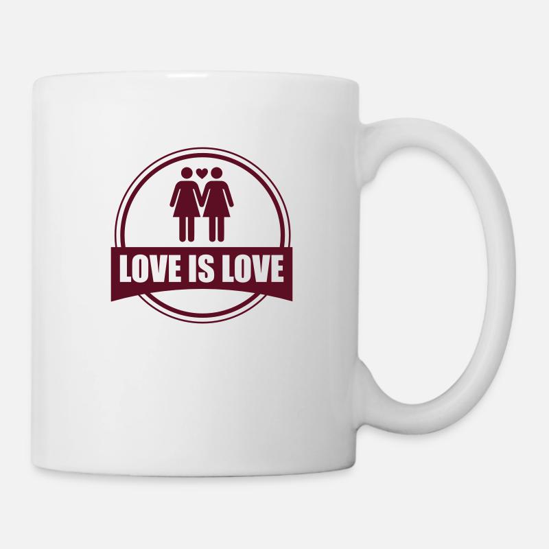 LOVE IS LOVE LESBIAN 2 - Mug - white
