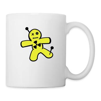 Voodoo-Puppe gegen Atomkraft - Tasse - Weiß - Rechts