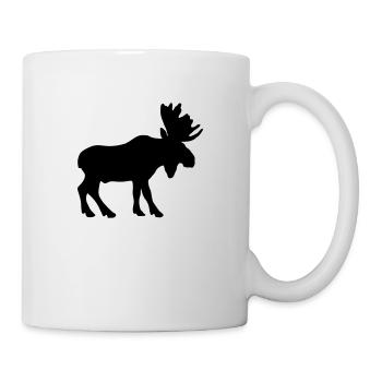 moose animal - Mug - white - Right
