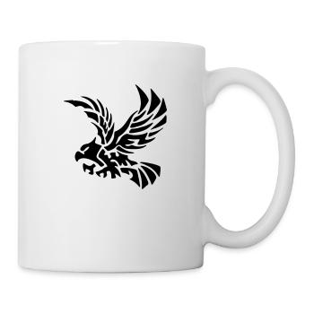 tribal eagle - Tasse - Weiß - Rechts