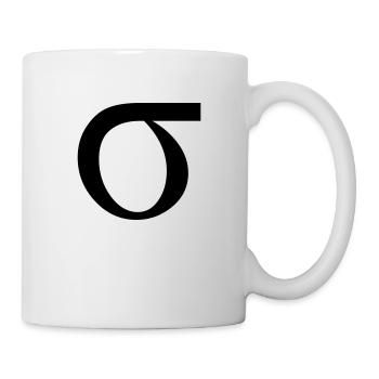 sigma greek - Mug - white - Right