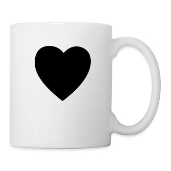 heart valentines day - Mug blanc - blanc - Droite
