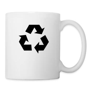 recycle environment - Mug blanc - blanc - Droite