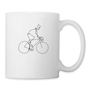 cycling sport - Mug - white - Right