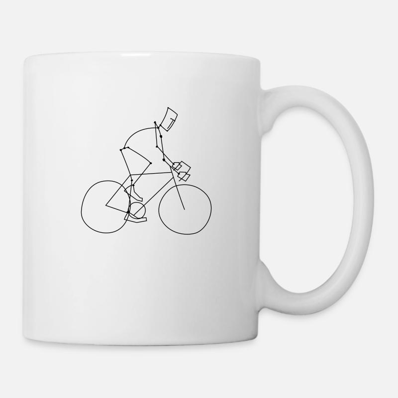 cycling sport - Tasse - Weiß