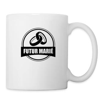 Futur marié - Mug blanc - blanc - Droite