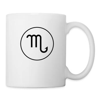 STERNZEICHEN SKORPION! - Tasse - Weiß - Rechts