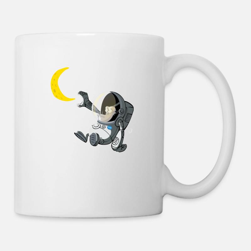 SpaceMonkey - Mug blanc - blanc
