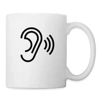 Ohr - Tasse - Weiß - Rechts