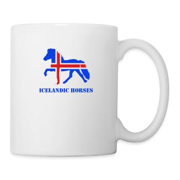 tölt flag - Tasse - Weiß - Rechts