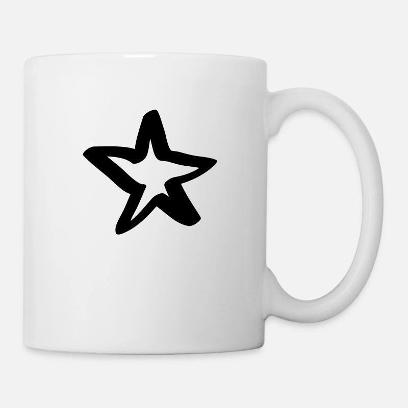 étoile - Mug blanc - blanc
