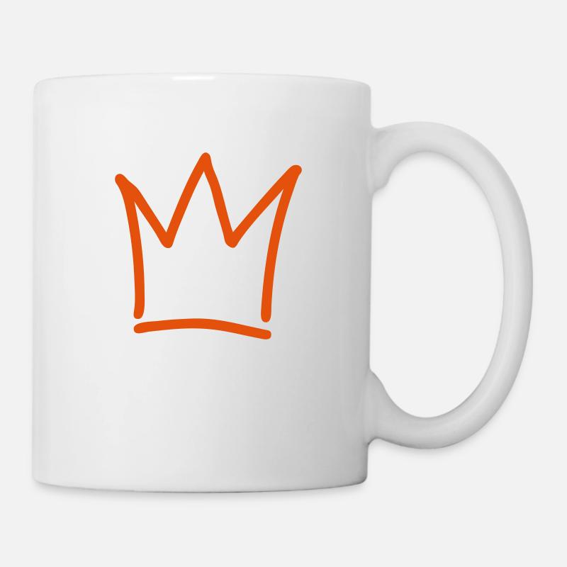 krone - Tasse - Weiß