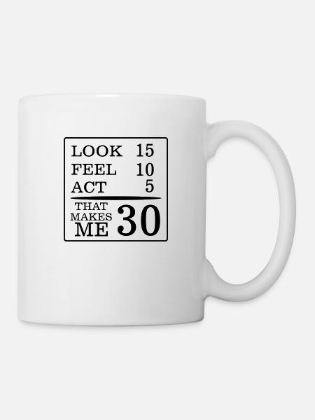 30 JAHRE UND SO FRESH! - Tasse - Weiß