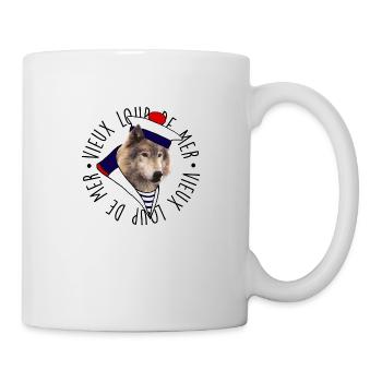 Vieux loup de mer - Mug blanc - blanc - Droite