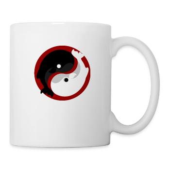 Yin Yang Wal - Tasse - Weiß - Rechts