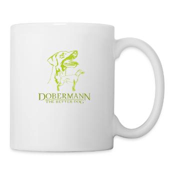 Dobermann TheBetterDog - Tasse - Weiß - Rechts