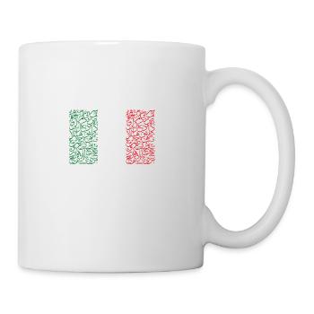 Italian flag - Mug - white - Right