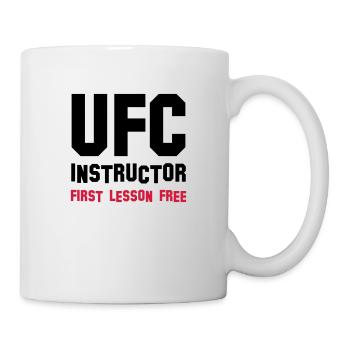 ufc instructor - Mug - white - Right