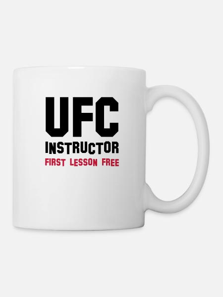 ufc instructor - Mug blanc - blanc
