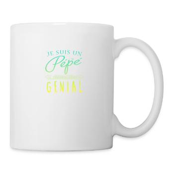 pépé génial - Mug blanc - blanc - Droite