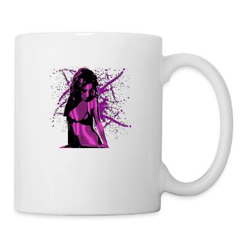 Hot Girl (PurplePinky Edit) - Tasse - Weiß - Rechts