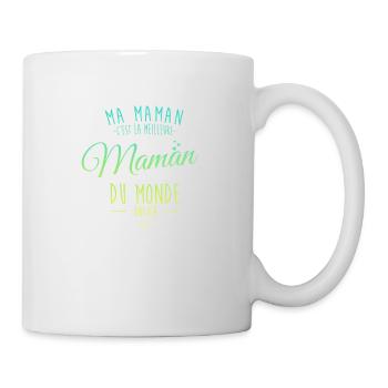 Meilleur maman du monde entier - Mug blanc - blanc - Droite