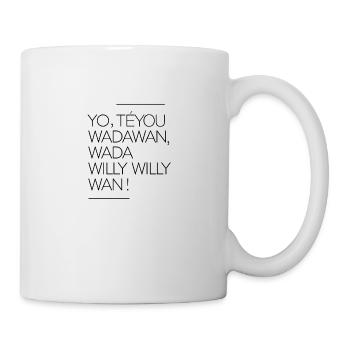 Wanabe yaourt - Mug blanc - blanc - Droite