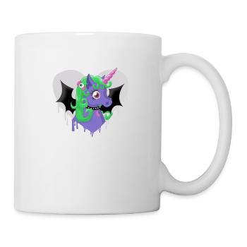Creepy Cute Unicorn 2 - Mug blanc - blanc - Droite