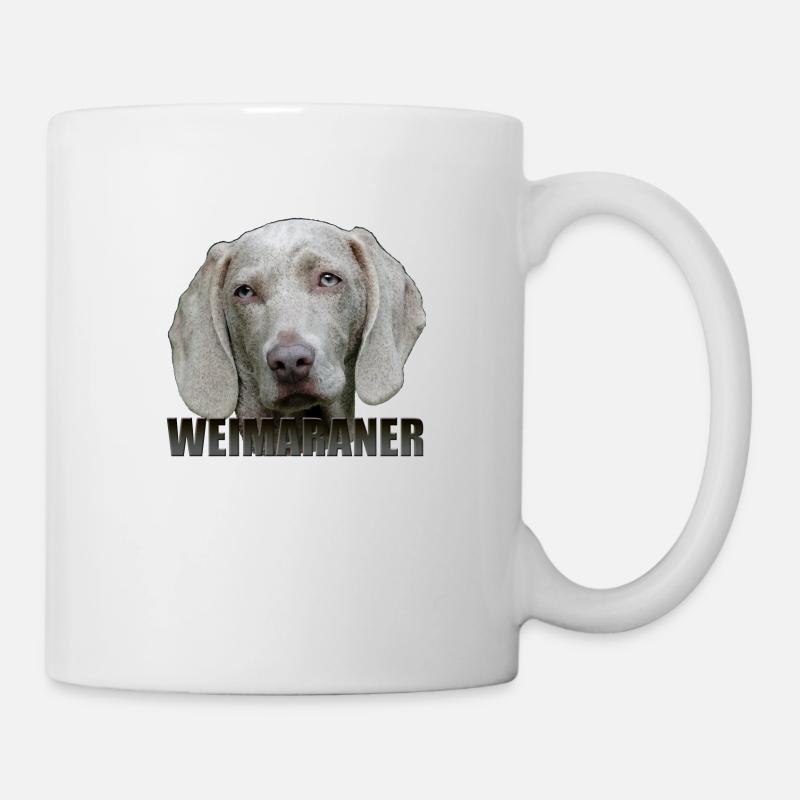 Weimaraner - Tasse - Weiß