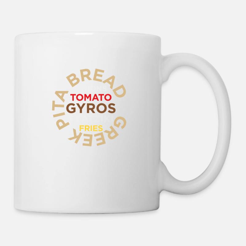 PITA gyros - Mug - white